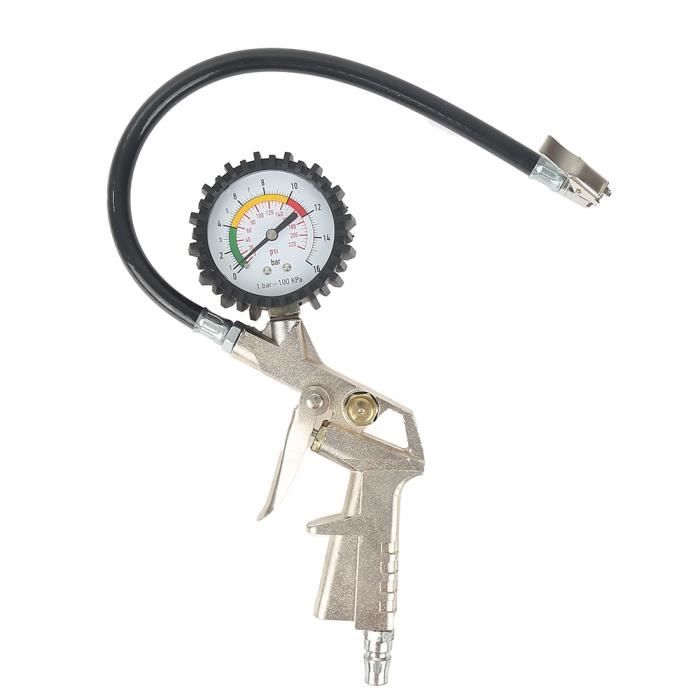 Compresseur Manomètre Gonfleur De Pression Air Pour Pneu Voiture Auto Moto