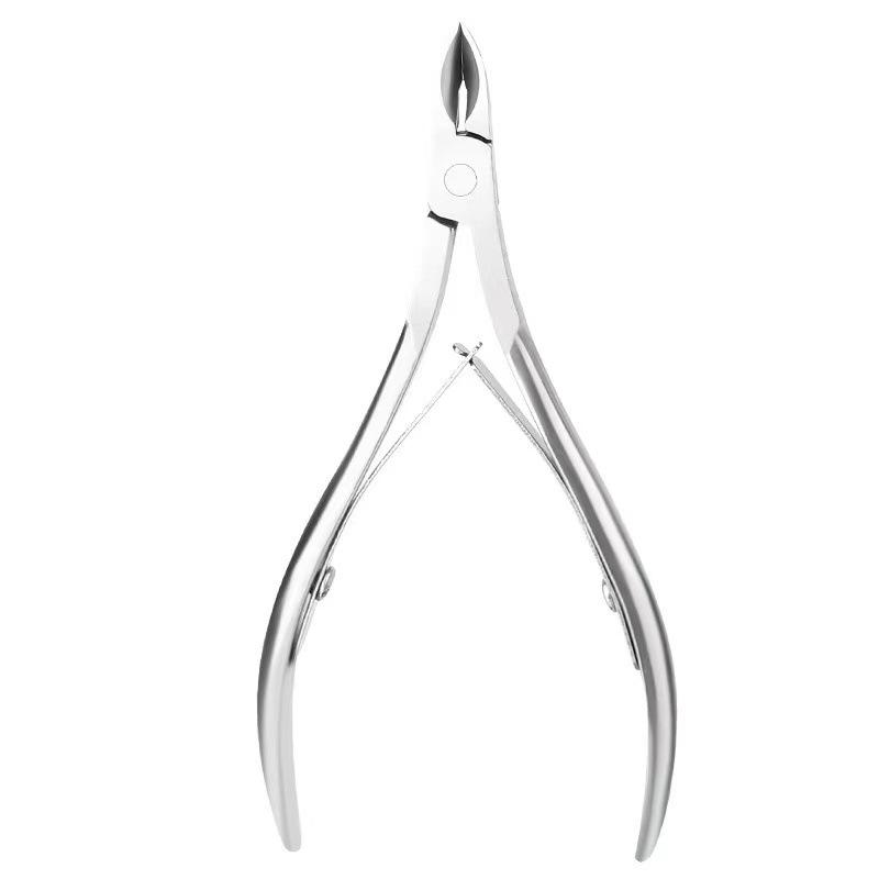 8710 Professional Stainless Steel Cuticle Nippers: Precise Toenail and Hangnail Clippers for Nail Art