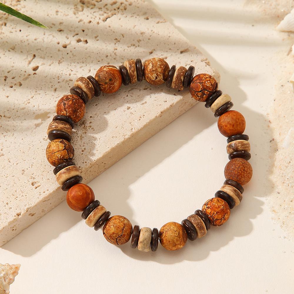 European Crystal Tiger Eye Elastic Bracelet, Natural Stone Beads Jewelry