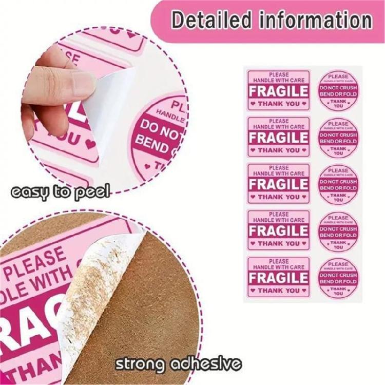 10 Sheets Fragile Warning Labels Fragile Handle with Care Fragile Sticker Easy to Use for Effective Communication