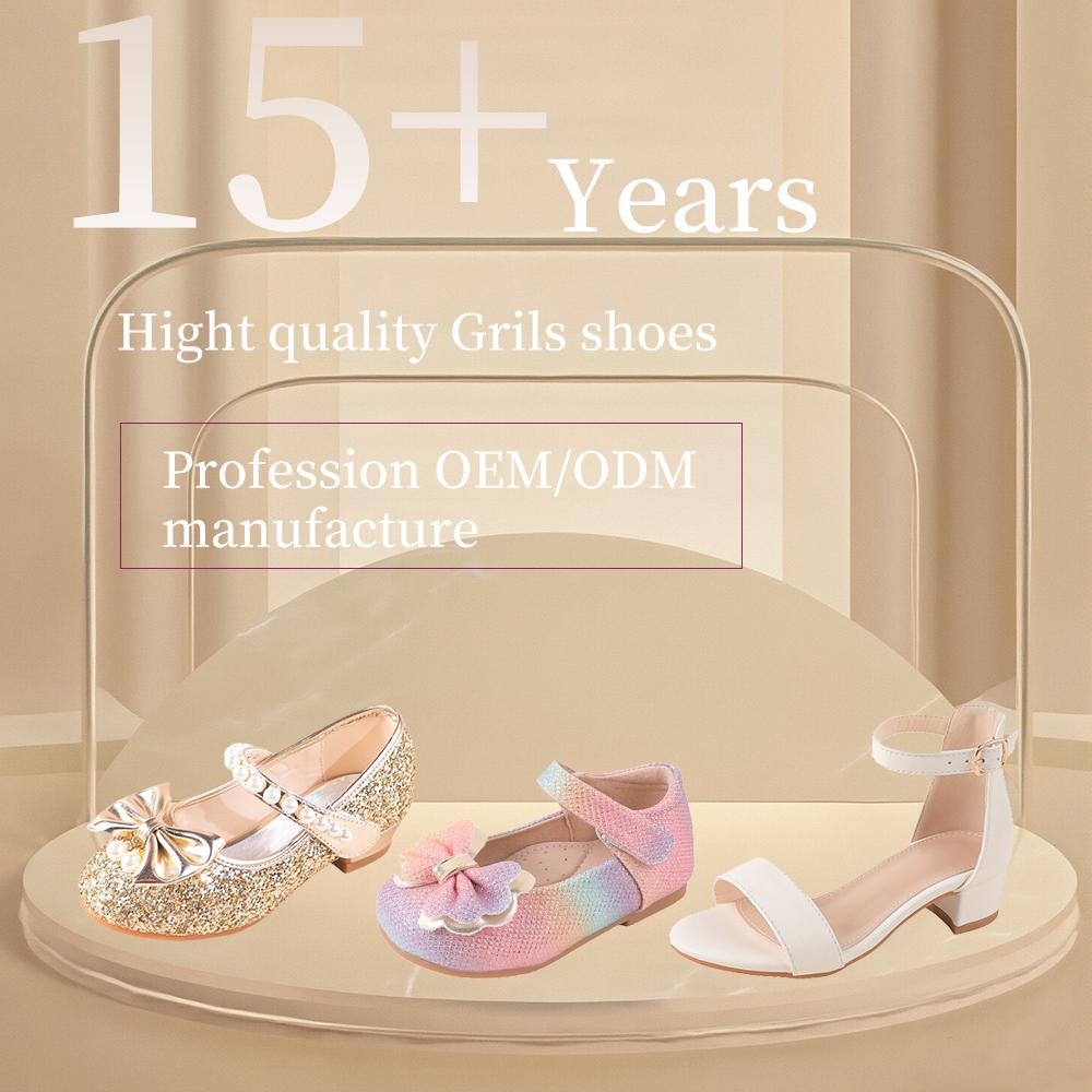 OEM Factory Children's Shoes Girls Mary Jane Ballerina Dress Shoes TPR Outsole for Wedding Party (Toddler/Little Kid/Big Kid)ODM