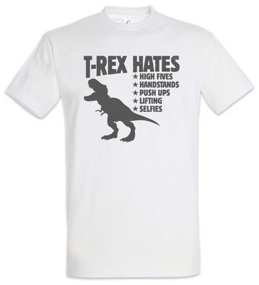 T-Rex Hasst Herren T-Shirt Tyrannosaurus Rex T-Rex Dino Fitnessstudio Bodybuilding