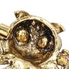 2pcs Rhinestone Crystal Owl Brooch Pin Gold-Tone Alloy Crystal Owl Lapel Pin  For Women