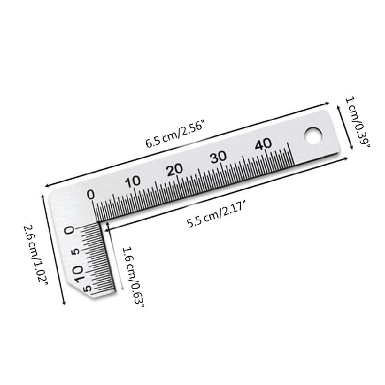 Bevel Edges Measurement Calipers Multifunctional for Right-Angles Assessment