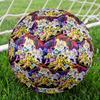 Saint Seiya Indoor Soccer Ball Size 5 Colorful All Ages Machine Stitched PVC Competition Ready Durable High-Bounce
