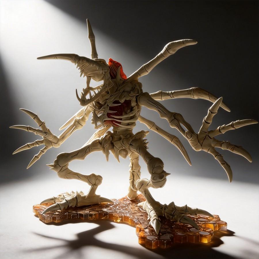 Digimon GK Skelett SkullGreymon Riesenwelle Mechanische Mutation Kampfstatue Figur in Box 30cm