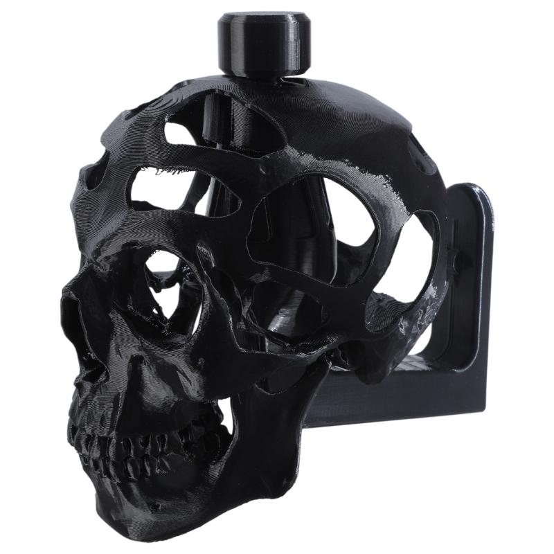 

Wall Mounted Rack for Helmets 3D Skull Shape Helmets Stand Display Stand Halloween Decoration Skull Helmets Hanger 1