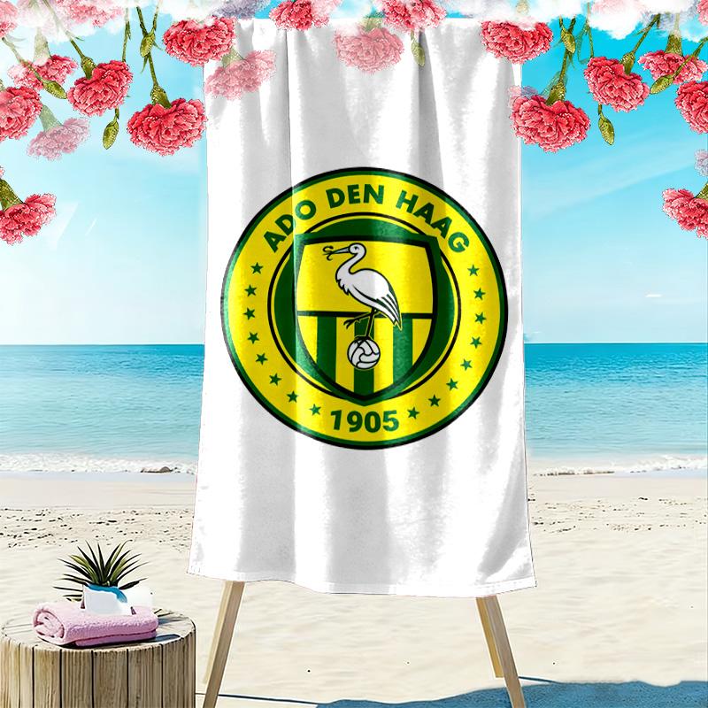 Ado Hen Haag Print Beach Towel, Large Soft Quick Dry Towel for Beach Camping Swimming