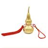 Antique Copper Gourd Hanging Decors Metal Ornament Lucky Tassels Charm Perfect for Living Room Office Car Interior