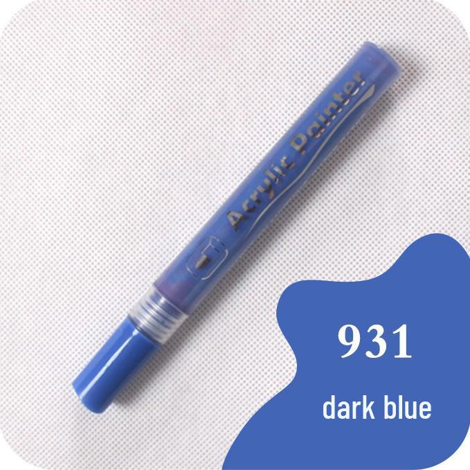 Guan Na 48-Color Waterproof Acrylic Markers for Ceramic, Stone, Graffiti & Coloring