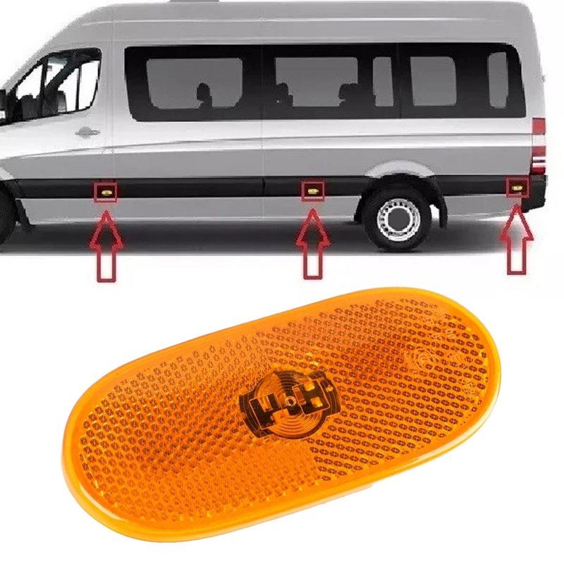 Car Amber Turn Signal Light Side Marker Light Lamp For Mercedes For Sprinter W907 W910 06-18 Car Lights Accessories Plastic