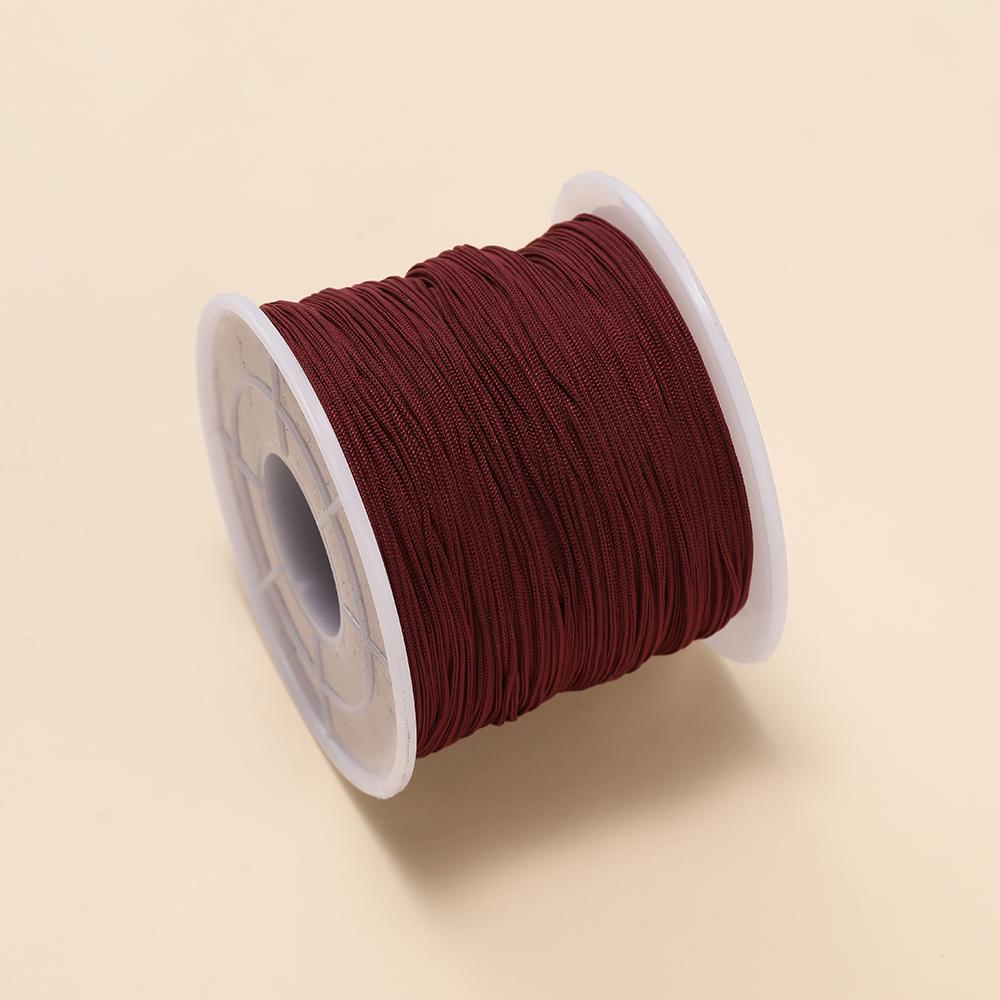 10m/Roll 0.6m #73 Nylon Thread Cord String for Jewelry Making Handmade Woven Rope Jade Thread Bracelet Necklace Handmade Craft