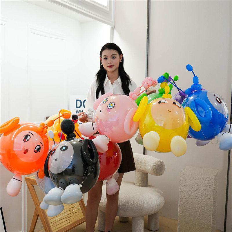 Cartoon Egg Waffle Lanterns: Luminous Bobo Balloons for Night Markets & Parties