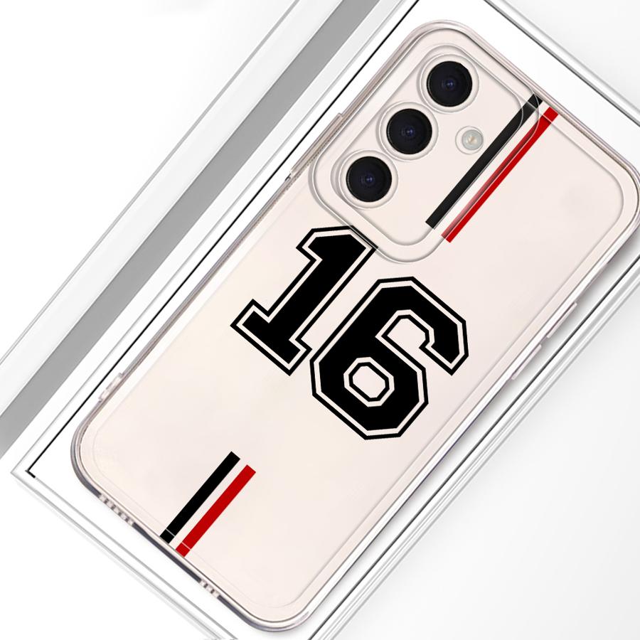 FootBall Number Case for Samsung Galaxy A26 A24 A14 A16 A25 A51 A55 A23 A56 A50 A36 A13 A34 A35 A33 A52 A54 A15 A52 A31 Phone