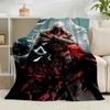1PC Assass Warrior Flannel Blanket Gift, Suitable for Both Men And Women, Soft Ideal for Beds And Sofa, Birthday Or Christmas Gift