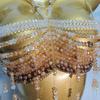European Handmade Beaded Tassel Chest Chain - Strappy Back Beach Party Accessory