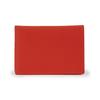 Barcos Cowhide Business Card Holder for Men and Women, Shrink Leather, Slim Business Card Case, Red