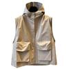Men's and Women's Hong Kong Style Hooded Vest - Spring & Summer Japanese Casual Loose Fit Outerwear