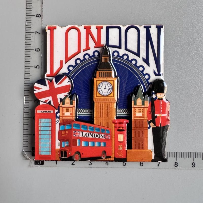 Anglia Autocolante Magnetice de Frigider Magneți de Frigider Britanici Regatul Unit Autobuz Londonez Big Ben Manchester Oxford Colecție Urs Cadou