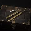 Bronze Miniature Ancient Sword Model - 12cm Unsharpened Metal Toy Weapon