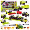 [PACZA][1] Tractor Tractor Agricultural Machinery Farmer Z553 Set
