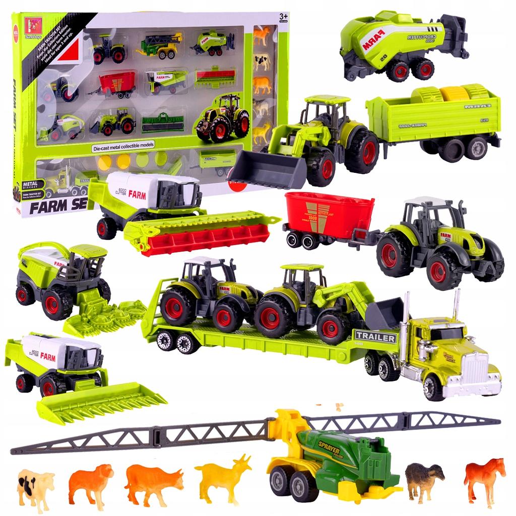 [PACZA][1] Tractor Tractor Agricultural Machinery Farmer Z553 Set