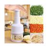 Garlic Hand Press Chopper Cutter for Kitchen Use, Vegetable and Onion Peeler Tool, White Durable Easy To Use