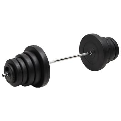 Vidaxl Barbell with Weight Set, 90 Kg