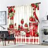 Strawberry and Dessert Pattern Printed Curtains, Pole Bag Bedroom Living Room, Home Decoration, Room Decoration