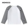 MOMOCO Boys' Colorblock Raglan Long Sleeve T-Shirt