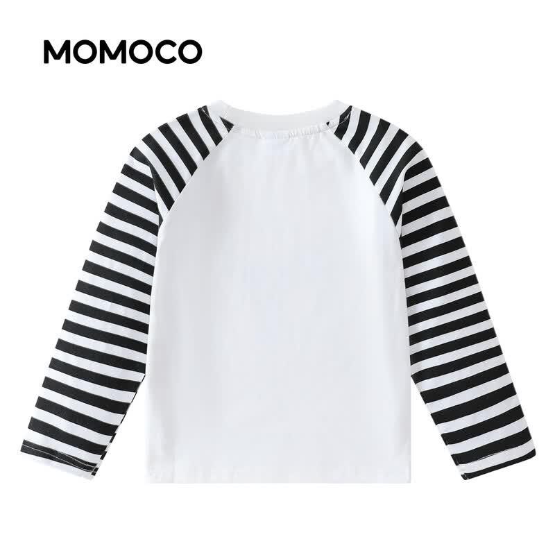 MOMOCO Boys' Colorblock Raglan Long Sleeve T-Shirt