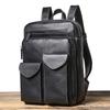 Herren Leder Rucksack Große Kapazität Pendler Laptoptasche Rindsleder Outdoor Reise Trend Rucksack