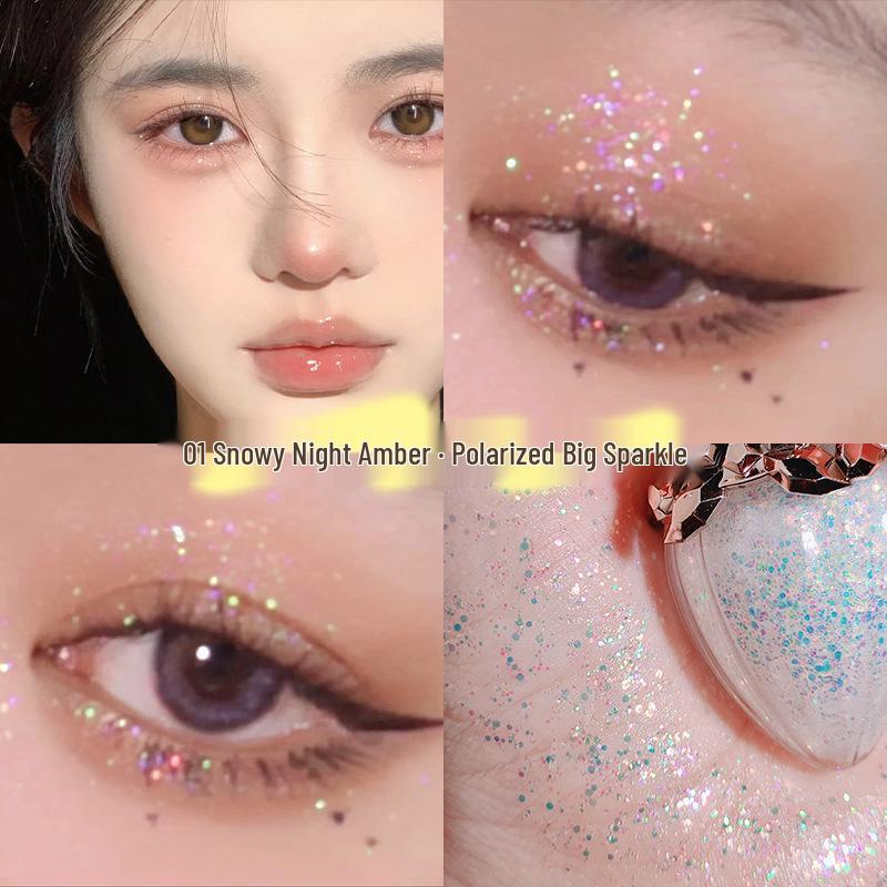 AGAG Brilliant Shimmer Liquid Eyeshadow: Diamond Glitter & Pearl Highlighter