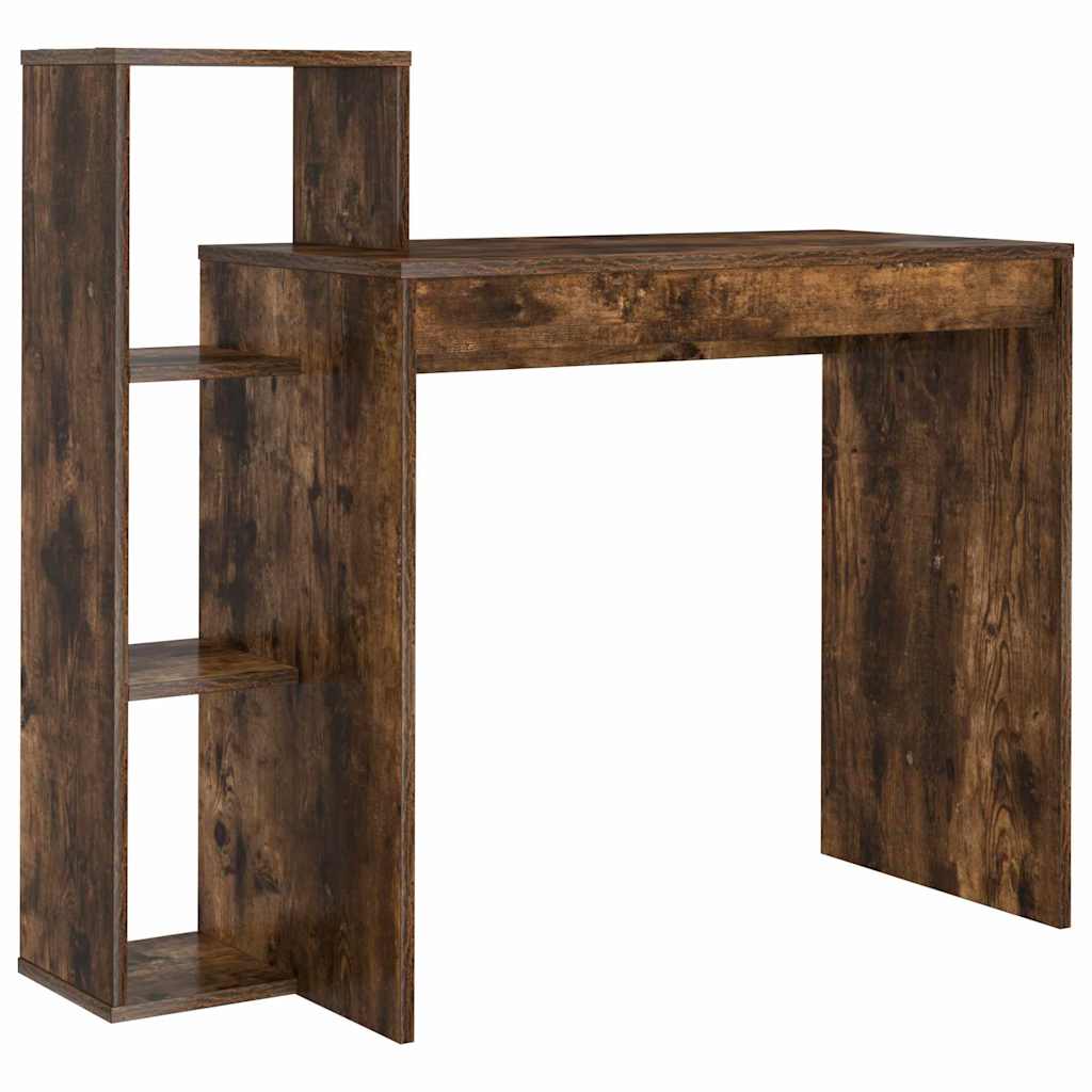 Desk Smoked Oak 100 x 40 x 90 cm Engineered Wood