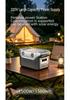 220V Portable Solar Power Supply: 2000W Large Capacity for Household Emergency & Lighting