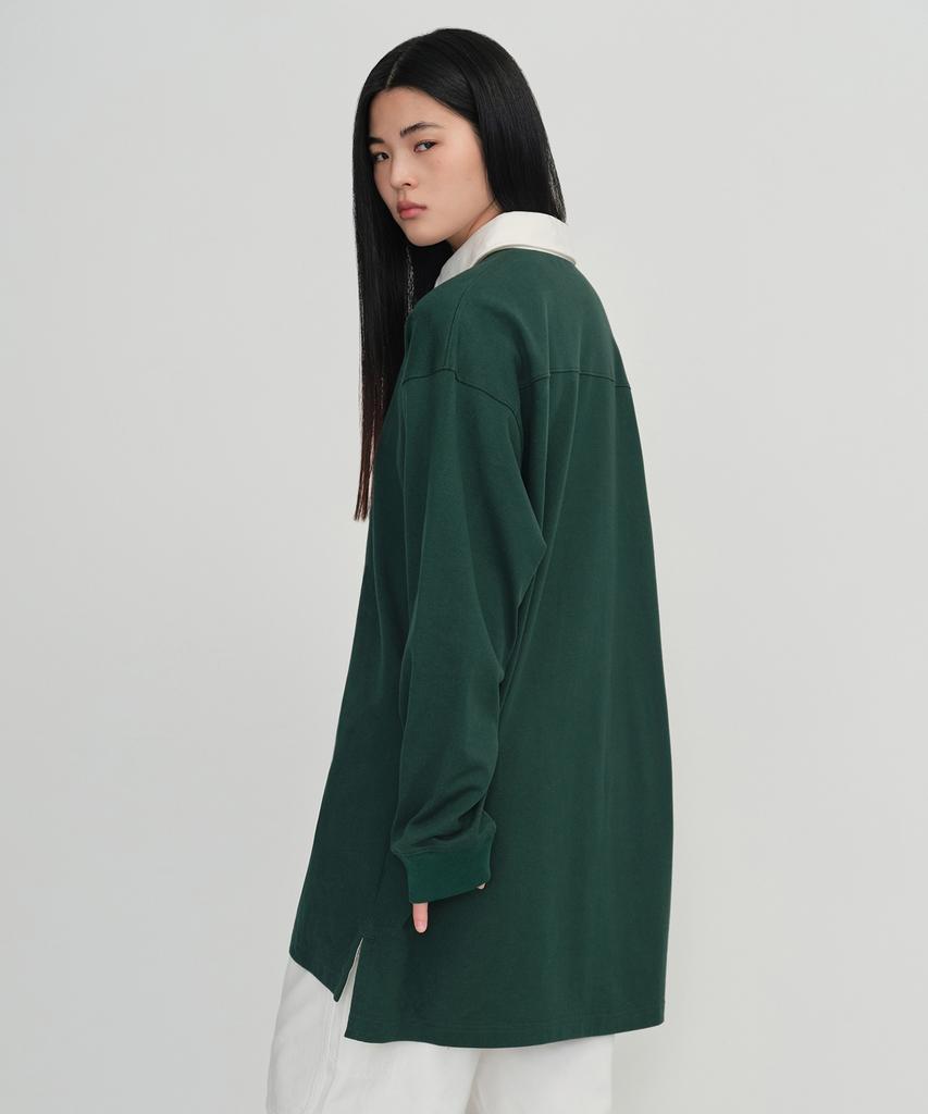 Musinsa Standard Woman Women'S Oversized Rugby Dress [Green]