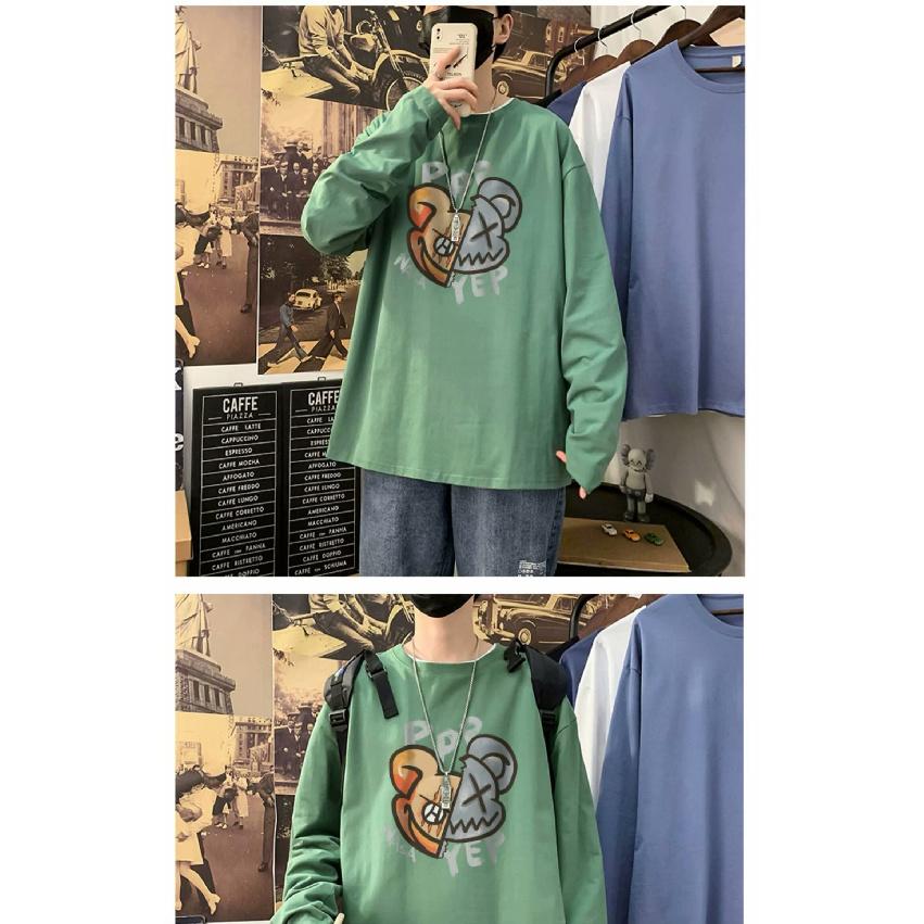 

Круглый ворот свитера мужской модный бренд красивая осенне-зимняя майка 2024 новые мужские изящные облегающие топы 8XL зелёный