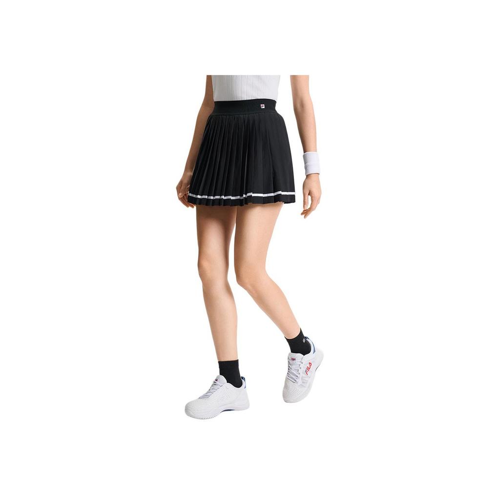New FILA Athletics Casual Short Skirts Women's Pitch Black A11W523308F-BK