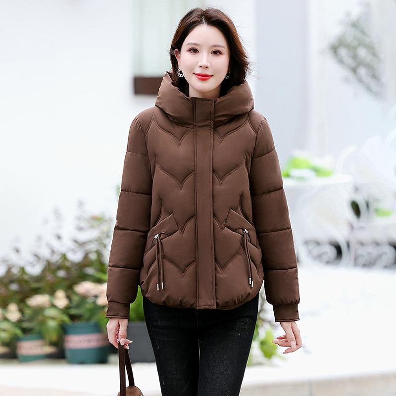 2025 New Padded Jacket Women's Winter Short Small Korean Version Thickened Padded Jacket Loose Padded Jacket