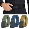 Veelzijdige Ratelriem met Verstelbare Veiligheidsgesp Dubbellaags Versterkt Nylon Webbing Versterkte Herenriem
