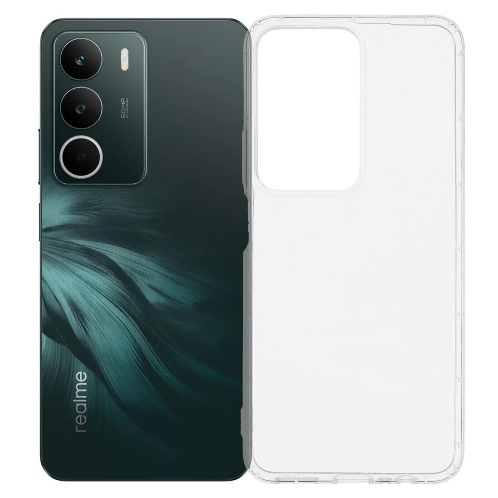 

Для Realme C71 4G Чехол Прозрачный ТПУ Задняя крышка телефона Защита подушками безопасности A