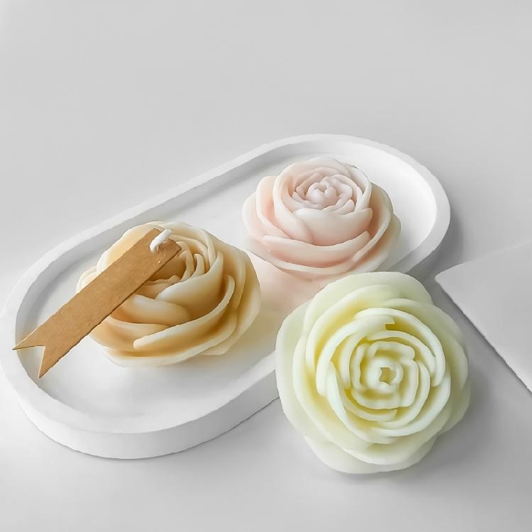Silicone Candle Making Molds Flower Shape Soap Molds Silicone Crafting Molds Silicone Ornament Molds Suitable for Candle