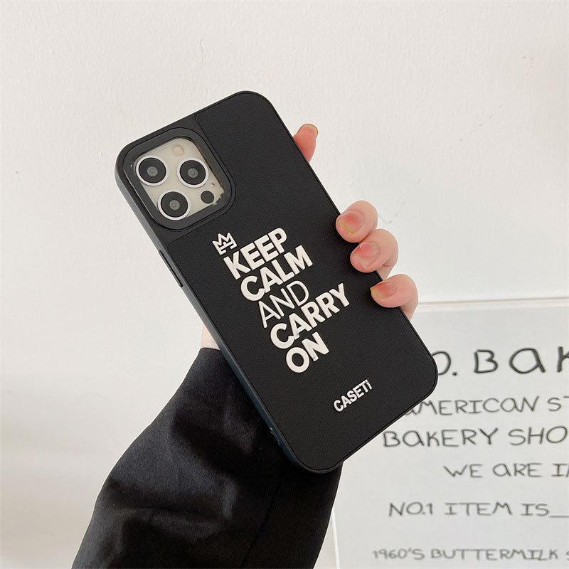 

Drop-Proof Retro Anti-Slip Case for iPhone 12, 13 Pro Max, 14 Pro - Trendy 3D Design iPhone 14 Pro