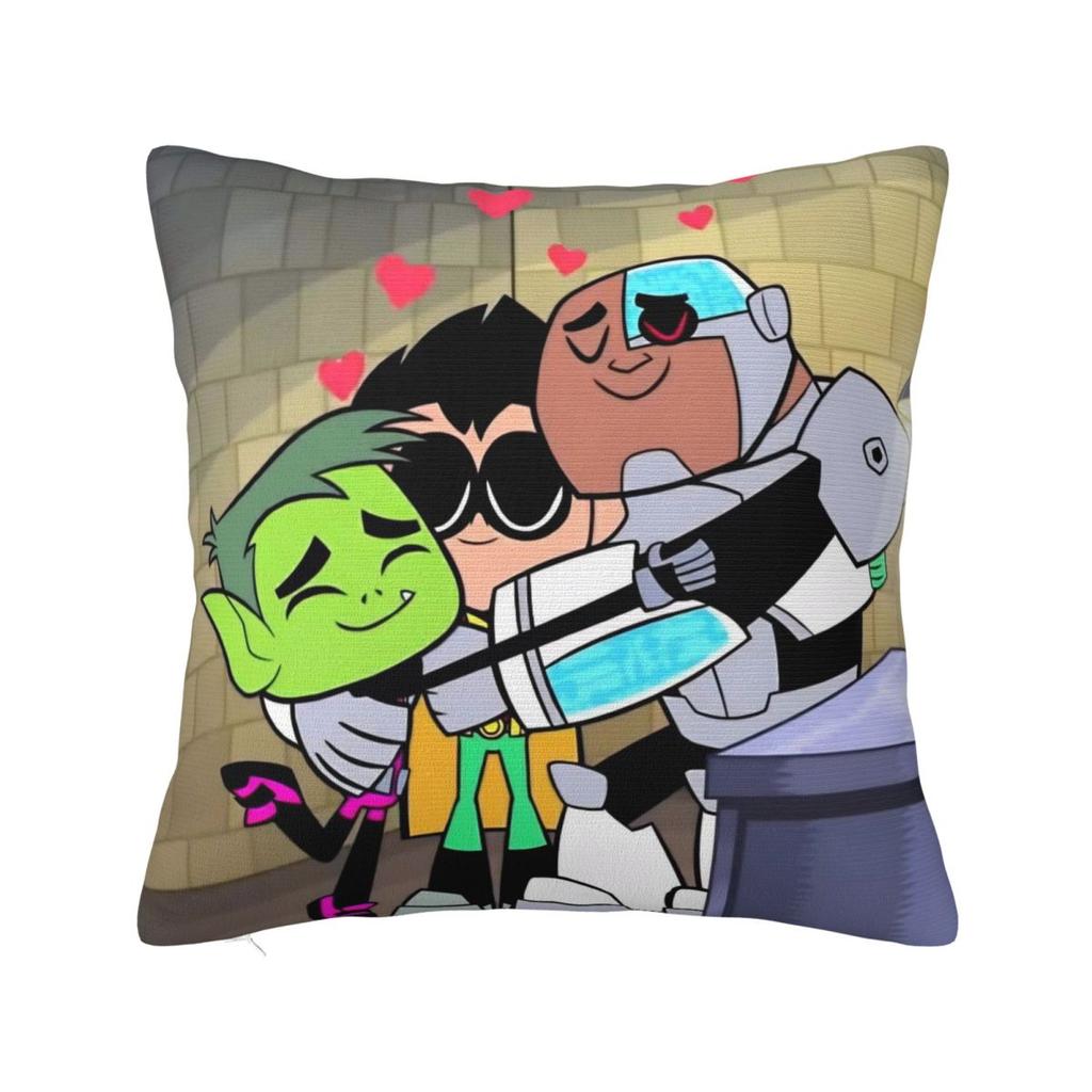 Pillow Cover Cartoon Go Custom DIY Cushion Cover T-Teen Fashion Pillow Case For Office Car Home Decorative Pillowcases
