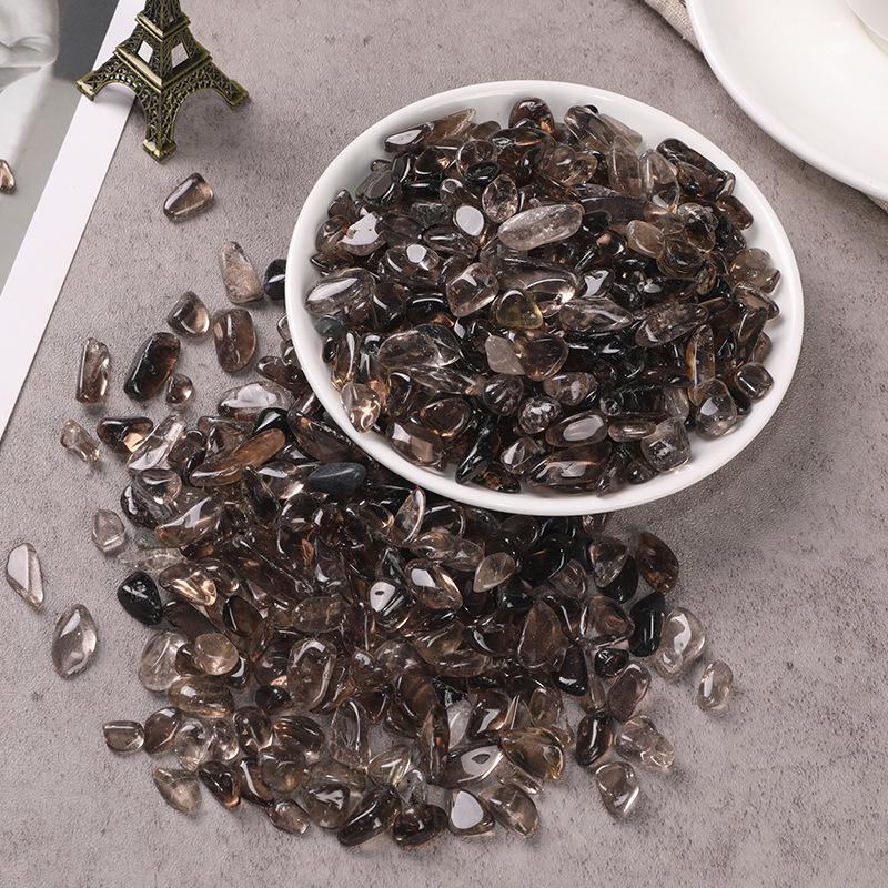Naturkristallsteine DIY Schmuckherstellung Strang Steinperlen Blumentopf Aquarium Dekorative Ornamente Reiki Heimdekor Handwerk