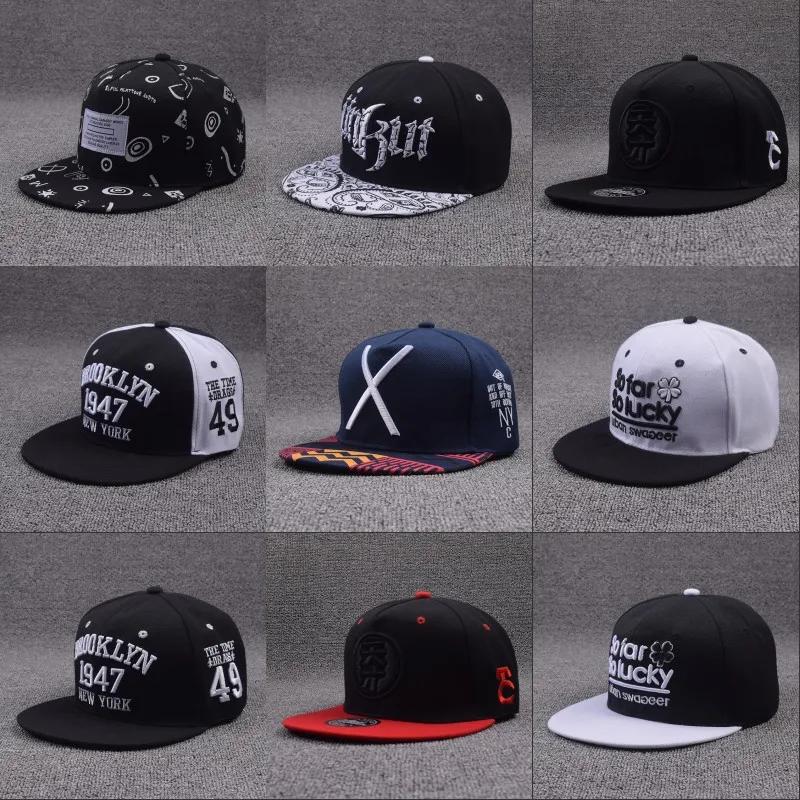 Letter Embroidery Hip Hop Caps For Men Women Fashion Cool Snapback Hat Adult Outdoor Casual Baseball Caps Flat Brim Sun Hats