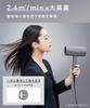 SALONIA Smooth Shine Hair Dryer, High Airflow, Fast Drying, Lightweight, White [Amazon.co.jp Exclusive]
