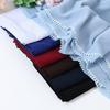 Supply Solid Color Silk Scarf Women's Island Silk Edge Lace Long Scarf Bright Silk Ethnic Scarf Malaysian Headscarf