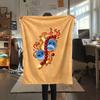 1PC Anime One Piece Patterned Flannel Blanket Suitable For All Seasons For Home Decor Warmth And Comfort Gifts Holiday Present