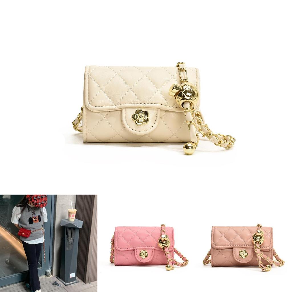Children Mini Waist Bag With Chain Element For Daily Kids Fashion